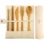 Import bamboo tableware set fork spoon knife and chopsticks set from China