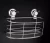 Import Bathroom Shower Caddy Deep Basket Shelf with Suction cup Storage Basket Stainless Steel from China