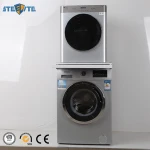 Bathroom Space Saving Laundry Machine Pull Out Shelf Stacking Kit