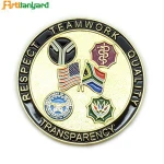 Beautiful custom stamping flags rare collecting coins for auction