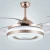 Import Bedroom 42 Inch Invisible Modern Ceiling Fan With Light from China