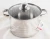 Import best quality cookware set stainless steel metal cooking pot with tempered glass lid 10pcs kitchen pot set 22-30cm from China