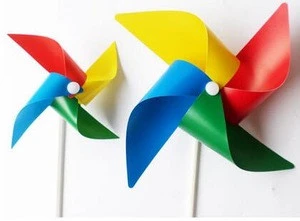 Best selling product custom 24 cm diameter classic kids toy windmill