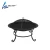Import big size cast iron fireplace fire pit with 3 legs from China