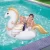 Import birthday gifts wholesale beach and pool party toys swimming pool ride-on float inflatable white horse animal float for children from China