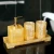 Import Black marble resin Hotel accessory bathroom set from China