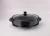 Import Black Non-Stick Skillet Electric Frying Pan Temperature Control With Glass Lid from China