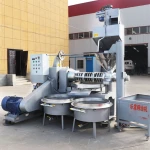 Black seeds screw oil presser sunflower seeds oil expeller machine oil presser with filter