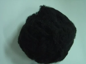 black viscose rayon staple fiber 1.2d(1.5d)*38mm