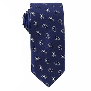 Blue Paisley Vest Necktie Pocket Square Set for Men Suit or Tuxedo Mens Neckwear Gift Set