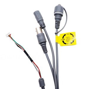 BNC Video DC12V Power OSD Control Pigtail Cable camera osd control cable