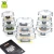 Import BPA Free Glass Storage Box Bin Set Freshkeeping Glass Food Container with Removable Lock Lid Cover from China