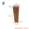BQLZR OEM ODM Wood Furniture Legs 1 Piece 7 Modern Square Tapered Sofa Legs for Beds Cabinet Buffet Furniture Legs Accessories