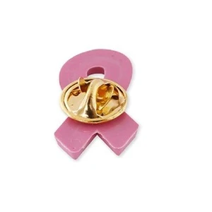 Breast cancer pink metal pin badge making 3m metal pilot wings pin badge for amazon hot selling 2020