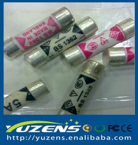 BS1362 Safety Standards fuse in electricity 6*25mm F3A 5A 10A 13A ceramic tube fuse