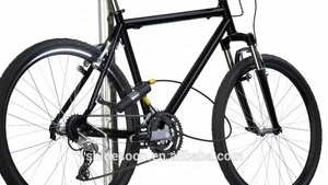 BSCI and ISO, EN certificates heavy duty Steel,PVC,ABS bicycle lock with bracket bicycle bike u lock bike lock