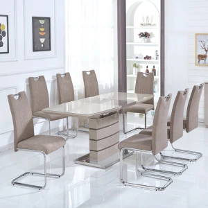 Buy furniture from China stainless steel dinner marble dining gold dinning table