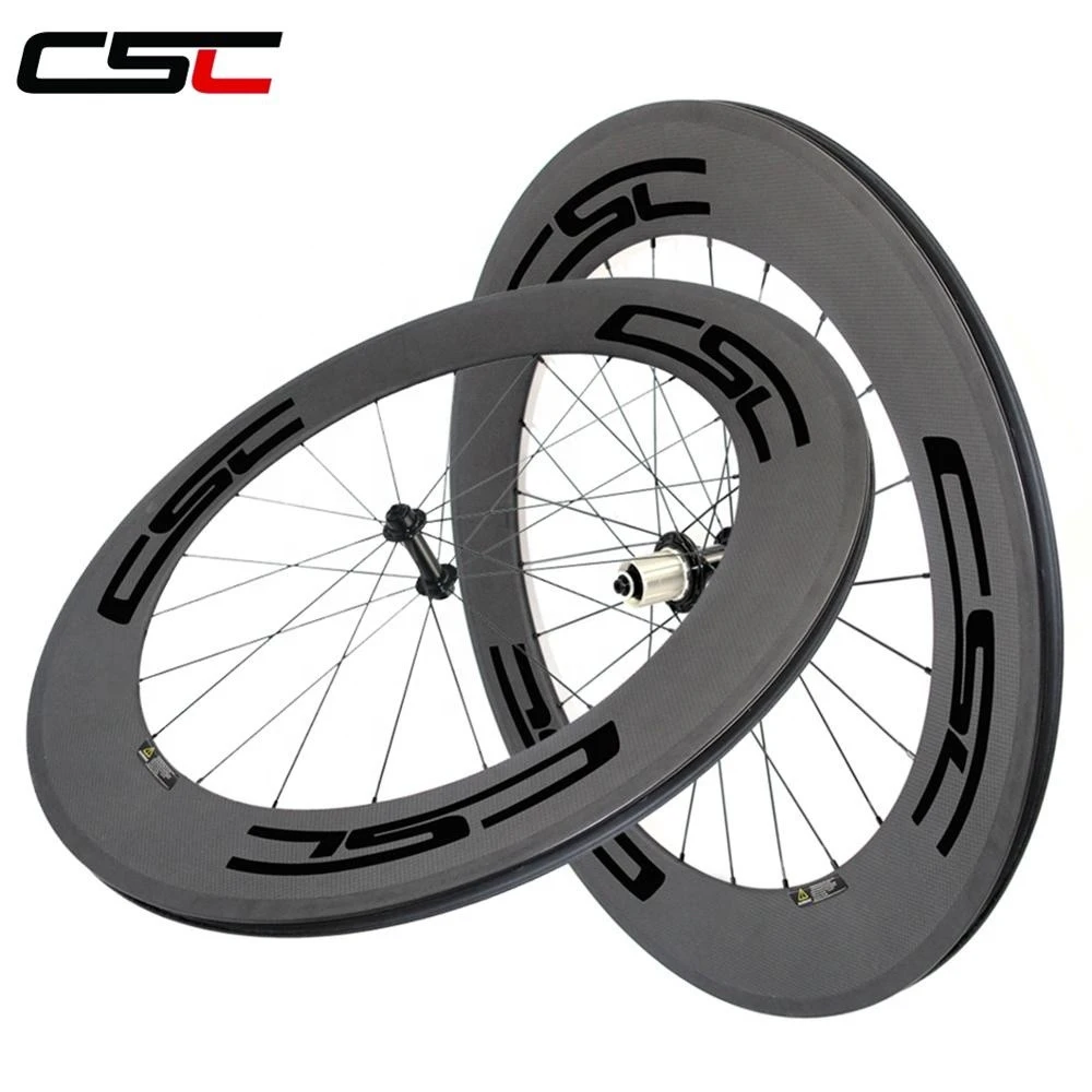 Carbon 700c Cycling bicycle racing wheels 88mm Depth 23mm Tubular Road bike bicycle wheels with R13 hub Wheelset free shipping