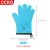 Import CCKO high quality kitchen heat resistant silicone oven glove anti scald microwave oven gloves heat resistance silicone oven mitt from China