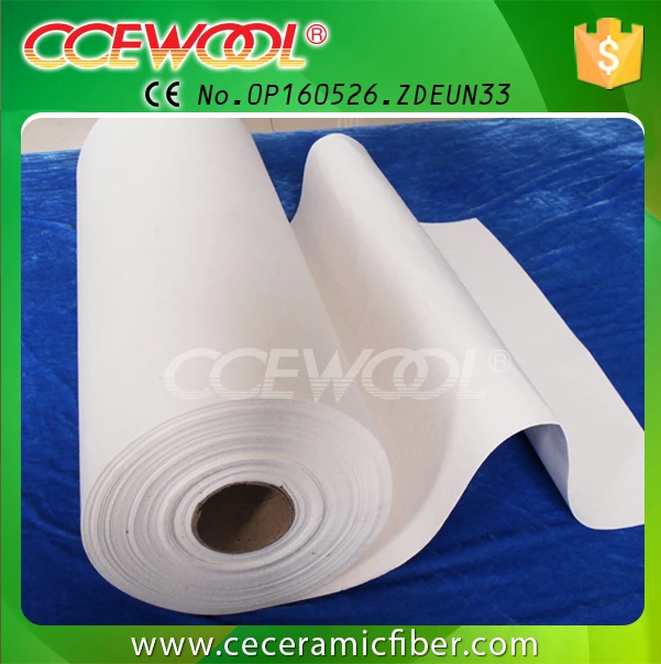 CE certificate high purity ceramic fiber paper for chimneys