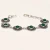 Import Chain Stone Bracelet Round Shape Green Onyx Gemstones Sparkling Crystals Handmade Charm Look Chain Style Bracelets from India