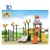 Import Cheap nice design indoor outdoor water kids plastic swing and slide set outdoor playground slide children playground from China
