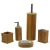 Import Cheap Price Eco-Friendly Bamboo Hotel Promotional Bathroom Accessories Set Storge Box from China