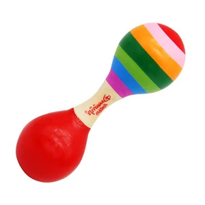 cheap price hot sale musical instruments toys wooden child toy maracas