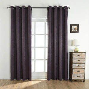 Cheap valance living room burgundy pure style curtain