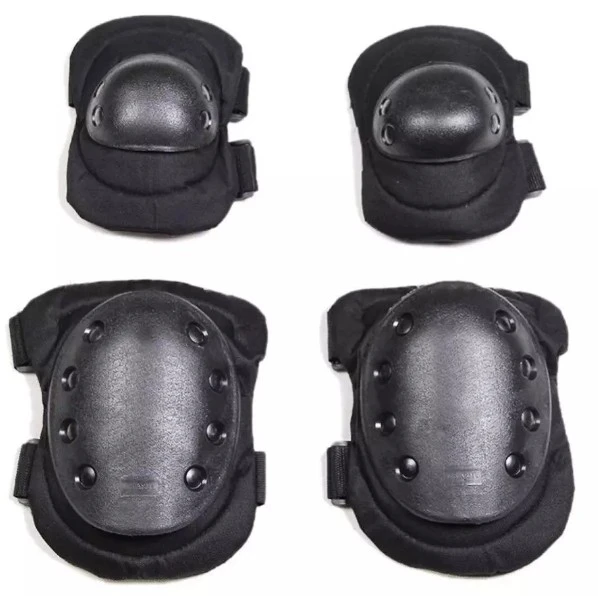 Chenhao 4 Pcs/Set police High Quality Tactical Equipment Military Elbow Knee Pads