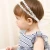 Import Childrens lace headband cute princess fan baby headband European and American solid color bow headband from China