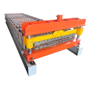 China Automatic Galvanized Steel Roof Panels Tile Sheet Making Cold Roll Forming Machine