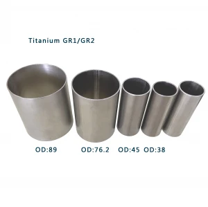 China factory best price astm b338 gr1 titanium round pipe for petroleum titanium coil tubing