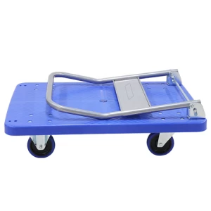 China factory sales load 150 kg  plastic platform trolley truck hand truck for industry