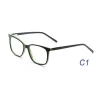 China Hot sale Vintage Fashionable Eyewear Unisex Acetate Square Optical Frame