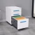 Import china office furniture high quality steel mobile  pedestal cabinet vertical 3 drawers metal file drawer cabinet with casters from China