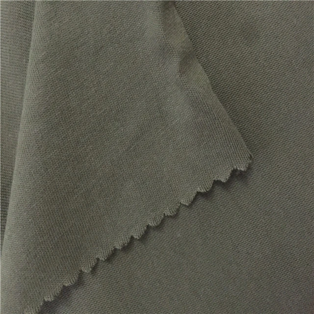 China supplier Clean face side combed 95%Cotton 5%Spandex Jersey fabric for T-shirt