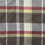 china supplier customized 100% linen yarn dyed check fabric textile