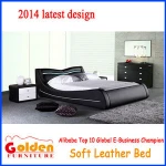China supplier modern furniture new design led bed G1030