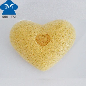 China supplier wet cleansing makeup wholesale natrual facial body bamboo bath carbon konjac sponge