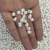 Import Chinese 7-8mm white rice drop shape no hole wholesale Kilogram cultured freshwater loose pearl from China