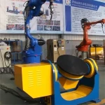 Chinese Manufacturers Sell 2-Axis Customizable Platform Disc Industrial Robot Welding Positioner
