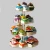 Chinese Supplier Cabinet Cakes Donuts Cupcakes Pastries 4 Tier Wonderful Acrylic Cupcake Stand Cake