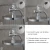 Import Ciencia Brass Chrome Diverter with Switch Big Flow 3-way T Valve G1/2 Shower Diverter with Shut Off Valve,DSF012 from China