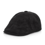 Classic style popularized Kids Gatsby ivy cap Custom Softextile Suede ivy cap suede beret caps