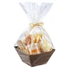 Clear Cello/cellophane Bags Gift Basket Packaging Bags Flat to bundle up your chocolates, candy, cookies, and snacks