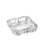 Clear square shape engraved crystal glass ashtray classic glass custom ashtray for cigarettes and cigars