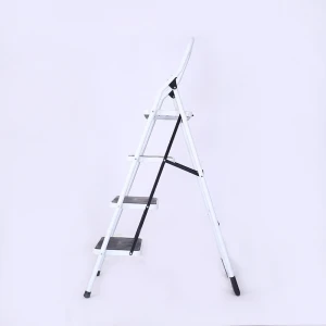 Climbing industrial movable 4 step steel scaffolding ladder