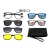Import Clip on glasses chain magnet glasses 2021 sport eyewear 5 in 1 set clip on sun glasses from China