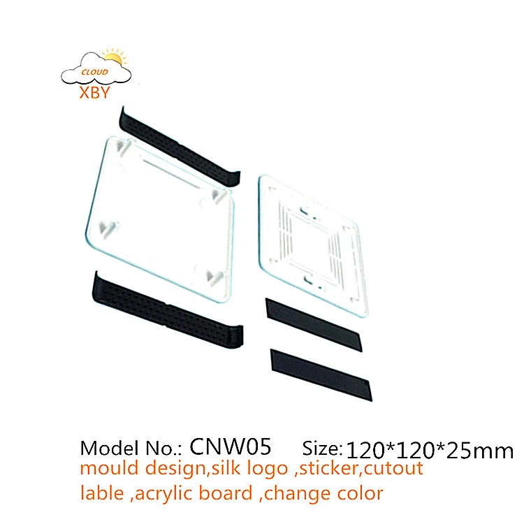 CNW05 China manufacturer XBY company network case 120*120*25mm plastic casing